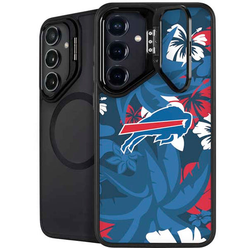 NFL Buffalo Bills Tropical Print Galaxy S24 Plus Kickstand Case