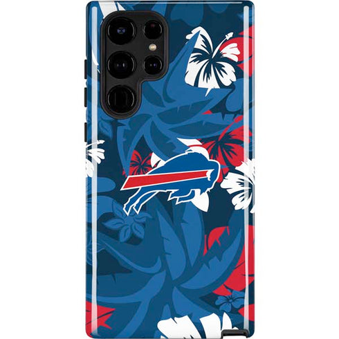 NFL Buffalo Bills Tropical Print Galaxy Cases