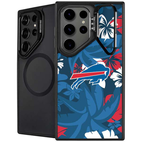 NFL Buffalo Bills Tropical Print Galaxy S24 Ultra Kickstand Case