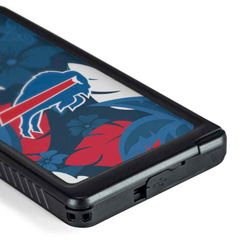 NFL Buffalo Bills Tropical Print Galaxy S24 Ultra Waterproof Case