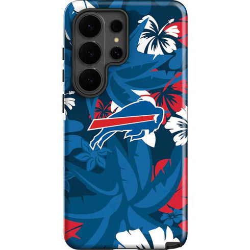NFL Buffalo Bills Tropical Print Galaxy S26 Ultra Impact Case