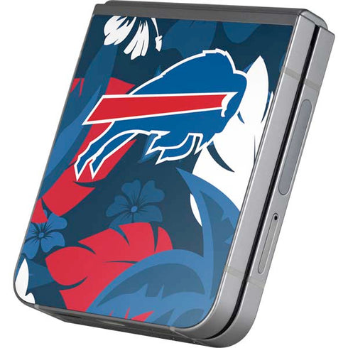 NFL Buffalo Bills Tropical Print Galaxy Z Flip6 Skin