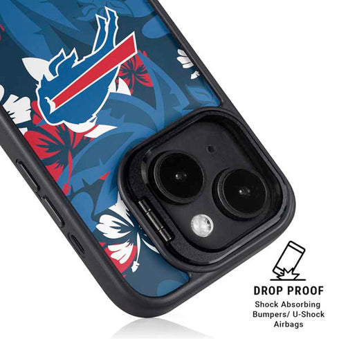 NFL Buffalo Bills Tropical Print iPhone 13 Kickstand Case