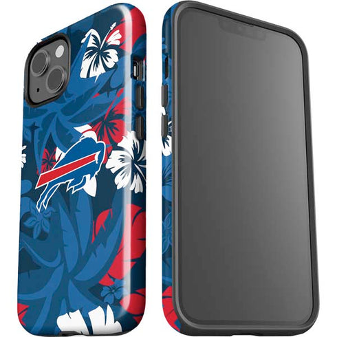 NFL Buffalo Bills Tropical Print iPhone 15 Impact Case