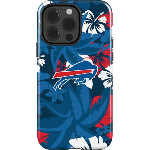 NFL Buffalo Bills Tropical Print iPhone 15 Pro Impact Case