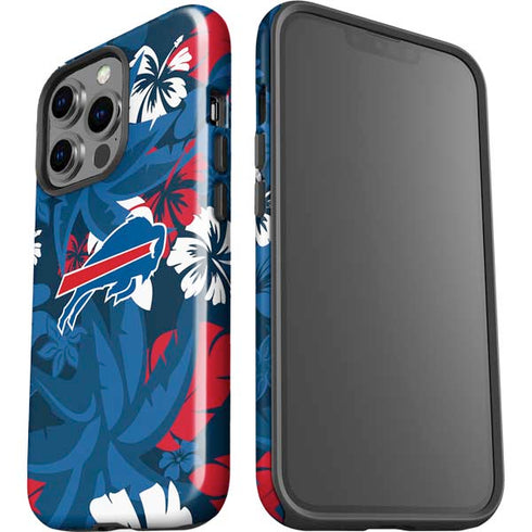 NFL Buffalo Bills Tropical Print iPhone 15 Pro Impact Case