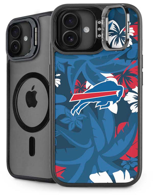 NFL Buffalo Bills Tropical Print iPhone 16 Plus Kickstand Case