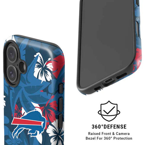NFL Buffalo Bills Tropical Print iPhone 16 Plus Magsafe Impact Case
