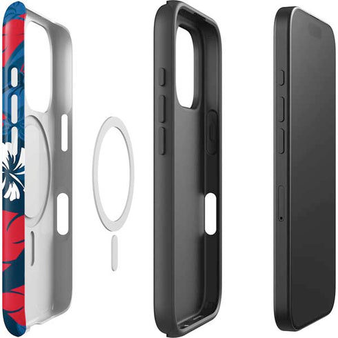 NFL Buffalo Bills Tropical Print iPhone 16 Pro Magsafe Impact Case