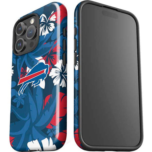 NFL Buffalo Bills Tropical Print iPhone 16 Pro Max Impact Case