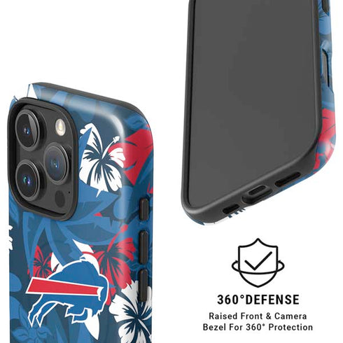 NFL Buffalo Bills Tropical Print iPhone 16 Pro Max Magsafe Impact Case