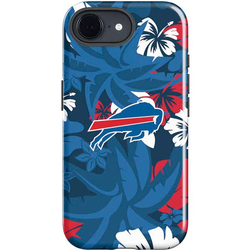 NFL Buffalo Bills Tropical Print iPhone 16e Impact Case