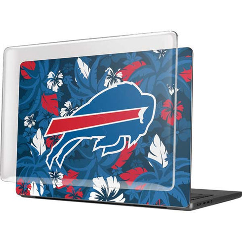 NFL Buffalo Bills Tropical Print MacBook Pro 14in (2021-24) Case plus Skin