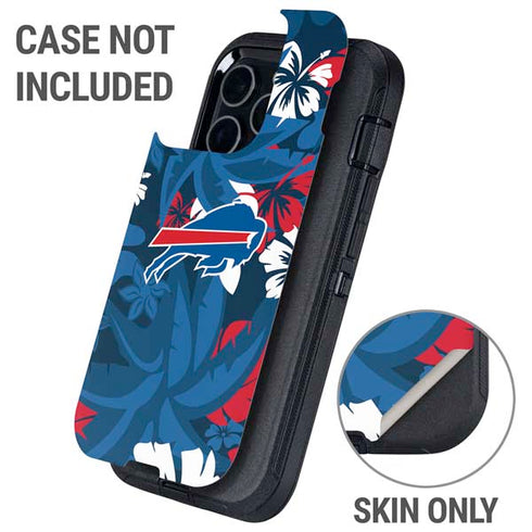 NFL Buffalo Bills Tropical Print Otterbox Defender iPhone Skin