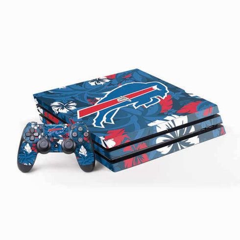 NFL Buffalo Bills Tropical Print PlayStation PS4 Skins