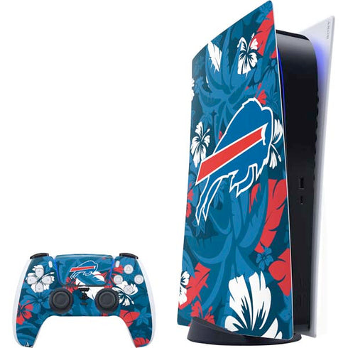 NFL Buffalo Bills Tropical Print PlayStation PS5 Skins