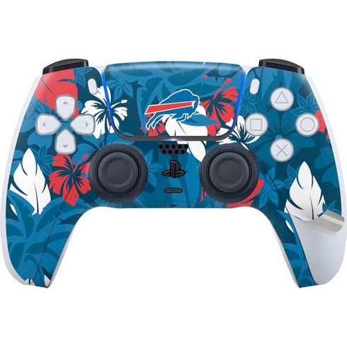 NFL Buffalo Bills Tropical Print PS5 Pro Disk Bundle Skin