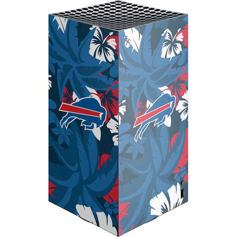 NFL Buffalo Bills Tropical Print XBox Series X Digital Edition Console Skin