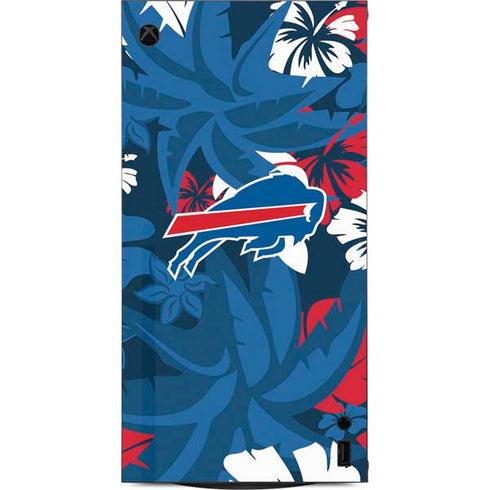 NFL Buffalo Bills Tropical Print XBox Series X Digital Edition Console Skin