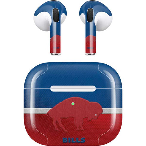 NFL Buffalo Bills Vintage Apple AirPods (3rd Gen 2021) Skin