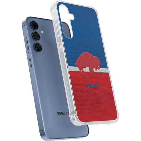 NFL Buffalo Bills Vintage Galaxy A55 5G Clear Case