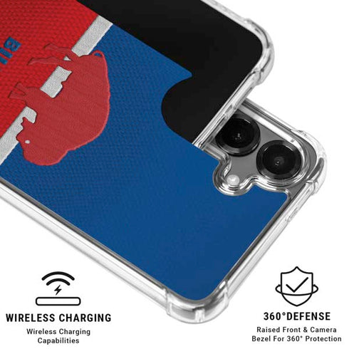 NFL Buffalo Bills Vintage Galaxy S26 Clear Case