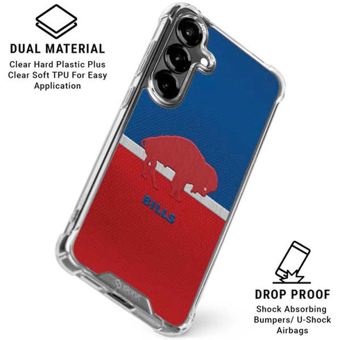 NFL Buffalo Bills Vintage Galaxy S26 Plus Clear Case