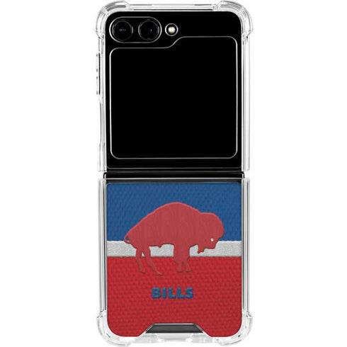 NFL Buffalo Bills Vintage Galaxy Z Flip6 Clear Case
