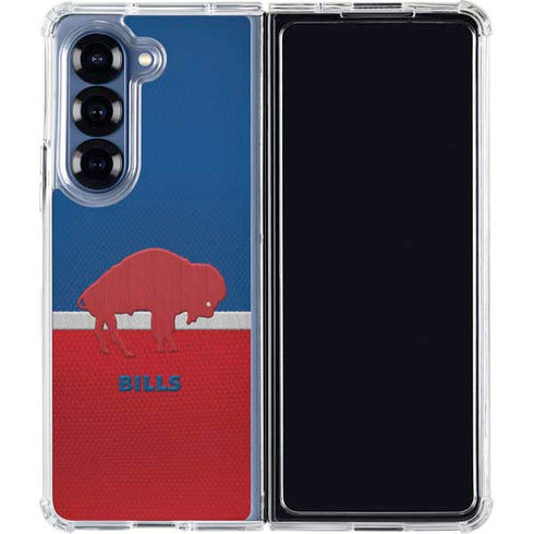 NFL Buffalo Bills Vintage Galaxy Z Fold6 Clear Case