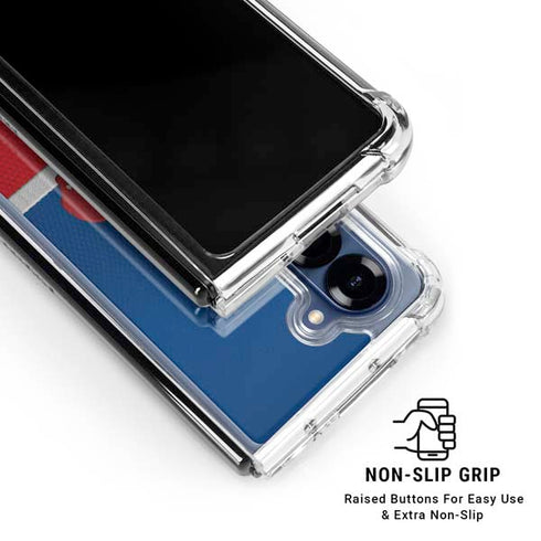 NFL Buffalo Bills Vintage Galaxy Z Fold6 Clear Case