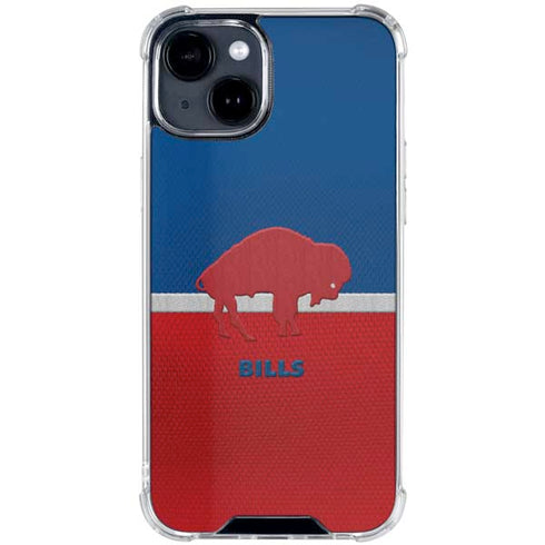 NFL Buffalo Bills Vintage iPhone 15 Clear Case