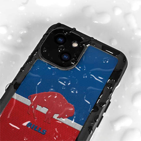 NFL Buffalo Bills Vintage iPhone 15 Plus Waterproof Case