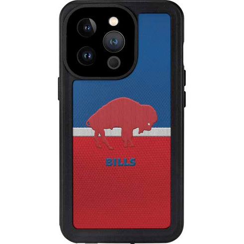 NFL Buffalo Bills Vintage iPhone 15 Pro Waterproof Case