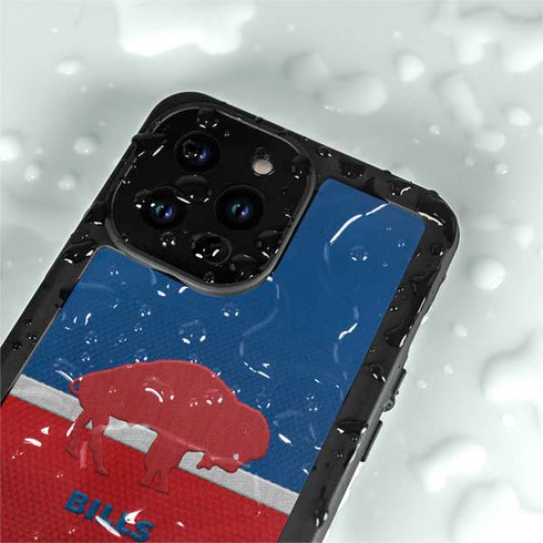 NFL Buffalo Bills Vintage iPhone 15 Pro Waterproof Case