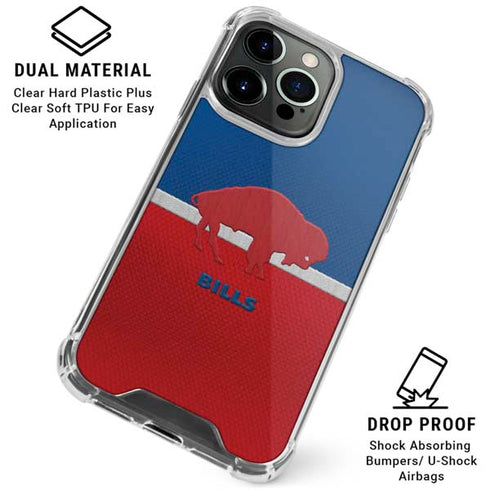 NFL Buffalo Bills Vintage iPhone 16 Pro Max Clear Case