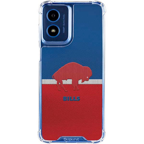 NFL Buffalo Bills Vintage Moto G 5G (2024) Clear Case