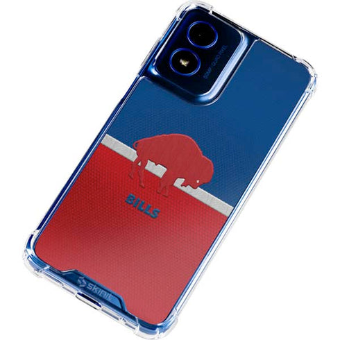 NFL Buffalo Bills Vintage Moto G 5G (2024) Clear Case