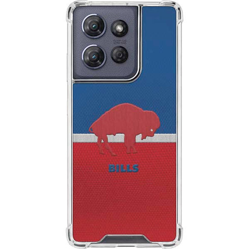 NFL Buffalo Bills Vintage Moto G Play 5G (2025) Clear Case