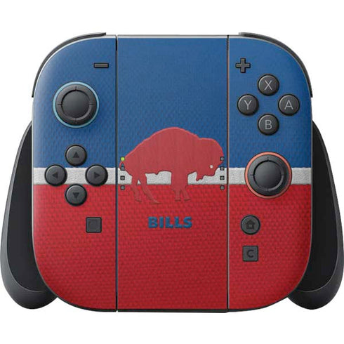 NFL Buffalo Bills Vintage Nintendo Switch 2 (2025) Joy-Con Controller Skin