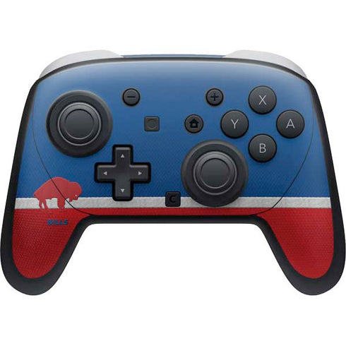 NFL Buffalo Bills Vintage Nintendo Switch 2 (2025) Pro Controller Skin