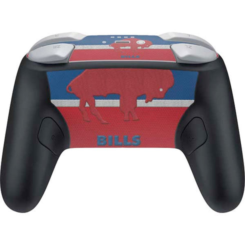 NFL Buffalo Bills Vintage Nintendo Switch 2 (2025) Pro Controller Skin