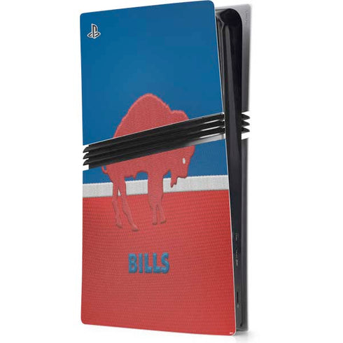 NFL Buffalo Bills Vintage PS5 Pro Console Skin