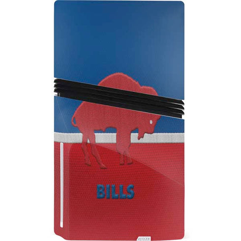 NFL Buffalo Bills Vintage PS5 Pro Disk Bundle Skin