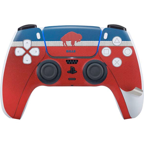 NFL Buffalo Bills Vintage PS5 Pro Disk Bundle Skin