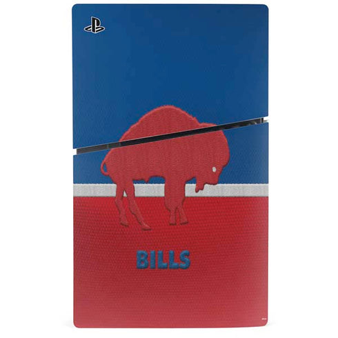 NFL Buffalo Bills Vintage PS5 Slim Digital Edition Console Skin