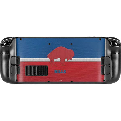 NFL Buffalo Bills Vintage Steam Deck Handheld Gaming Computer OLED Skin