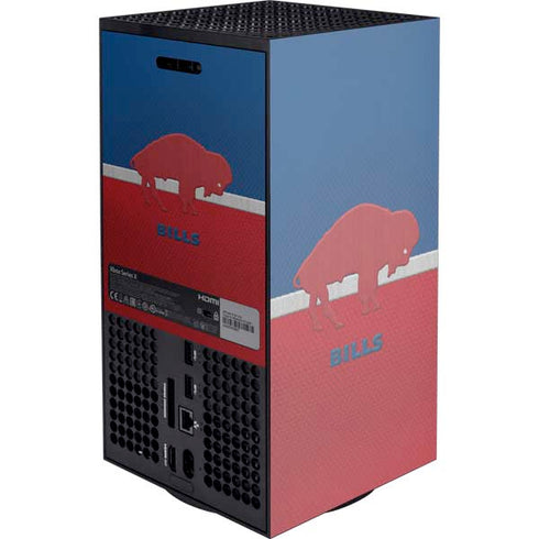 NFL Buffalo Bills Vintage XBox Series X Digital Edition Console Skin