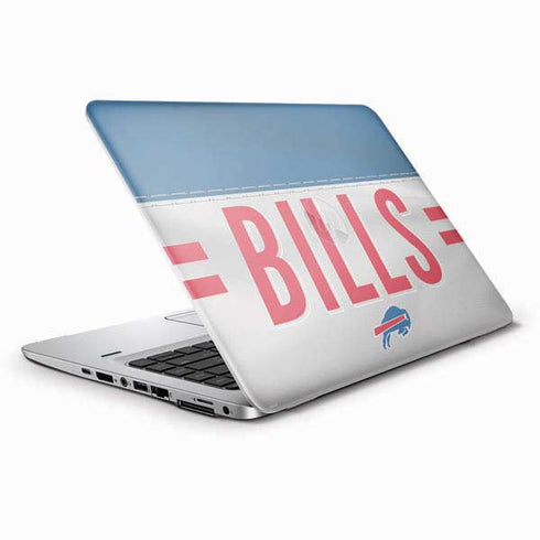 NFL Buffalo Bills White Striped HP Elitebook Skin