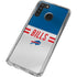 NFL Buffalo Bills White Striped Galaxy A21 Clear Case