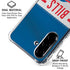 NFL Buffalo Bills White Striped Galaxy A36 5G Clear Case